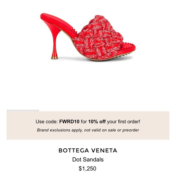 Bottega Veneta bubble weave dot sandals. New in box - Picture 6 of 12